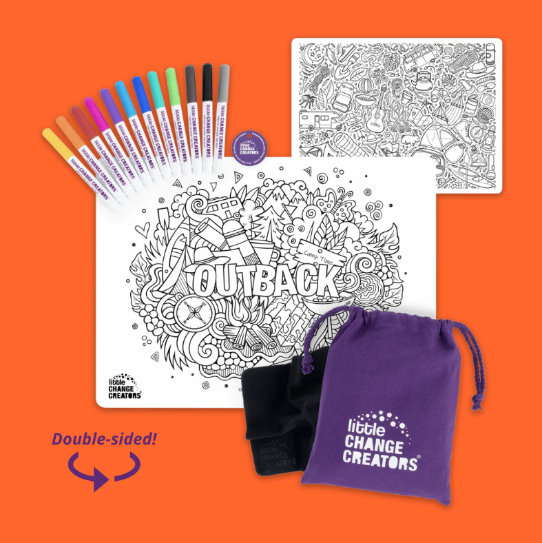 Little Change Creators - Reusable Silicone Colouring Doodle Pack