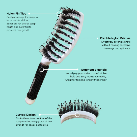 No Nasties Kids - Detangler Hair Tamer Brush