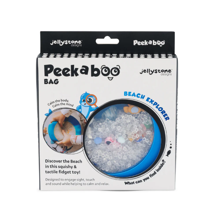 Jellystone - Peekaboo Sensory Bag - Beach