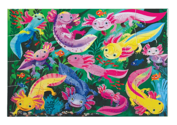 eeBoo - 20pc Puzzle - Axolotl