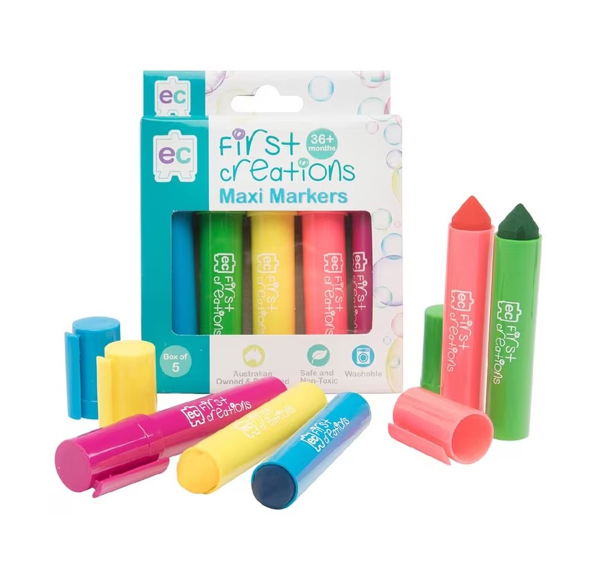 First Creations - Maxi Markers (5pk)