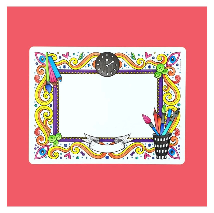 Little Change Creators - LARGE Reusable Silicone Colouring Set - Imagination