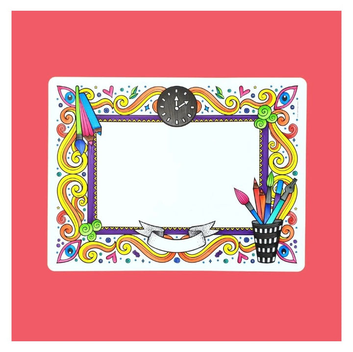 Little Change Creators - LARGE Reusable Silicone Colouring Set - Imagination