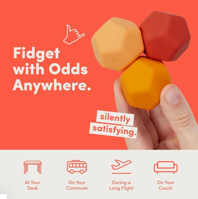 Speks - Odds - Silicone Fidget Magnets (Pack of 3)