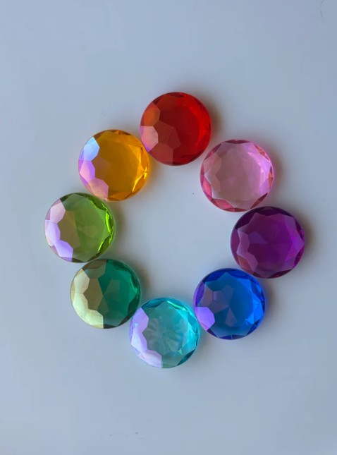 Pointed Back Gems - Aurora Borealis (Clear Window)