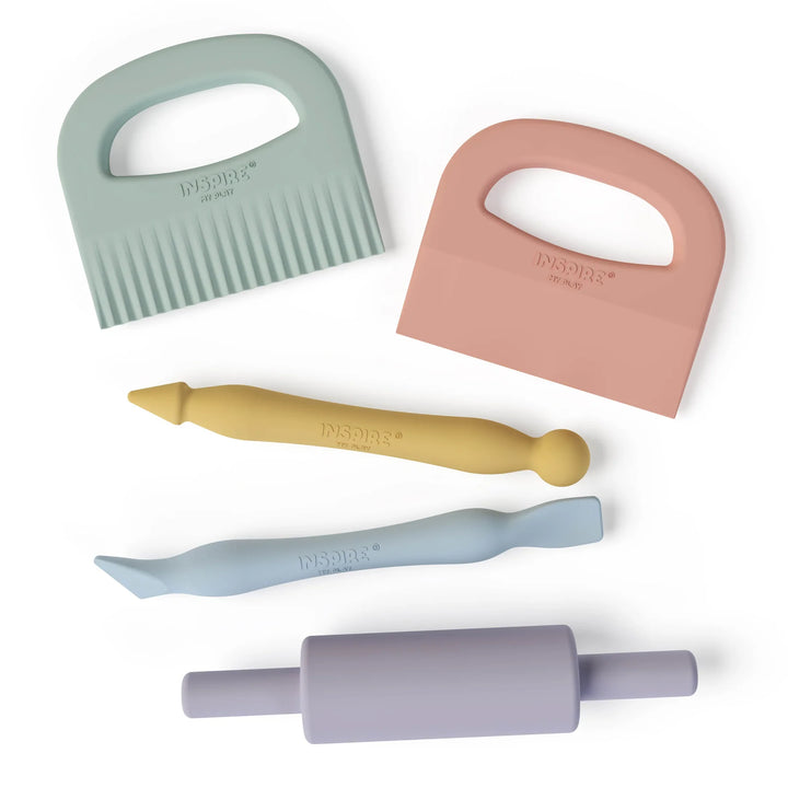 Inspire My Play - Sensory Dough Tool Kit (5pc Set with Bag)
