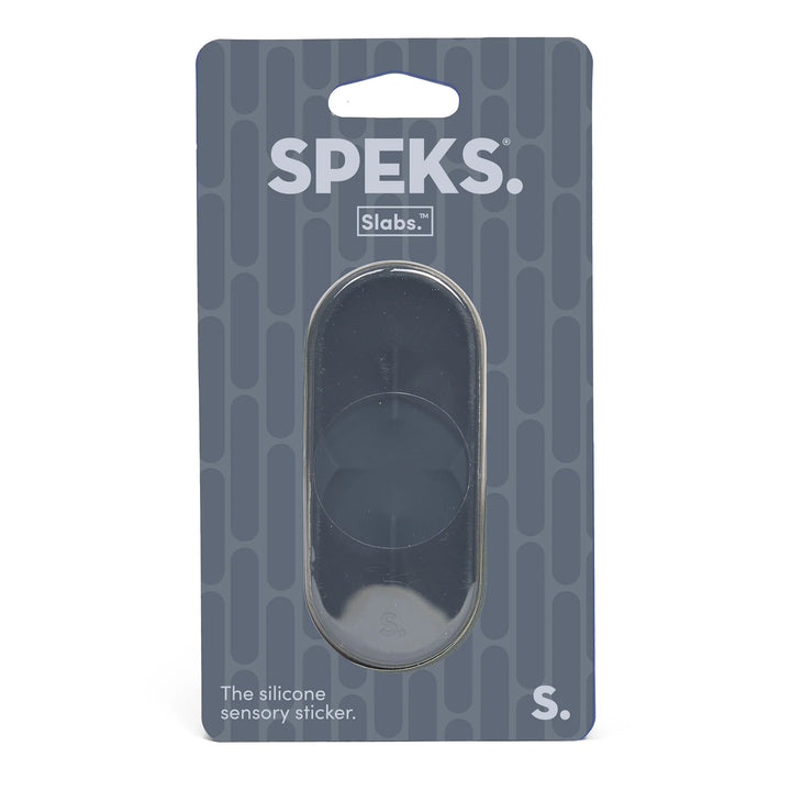 Speks - Slabs - Silicone Sensory Fidget Sticker (Grey)