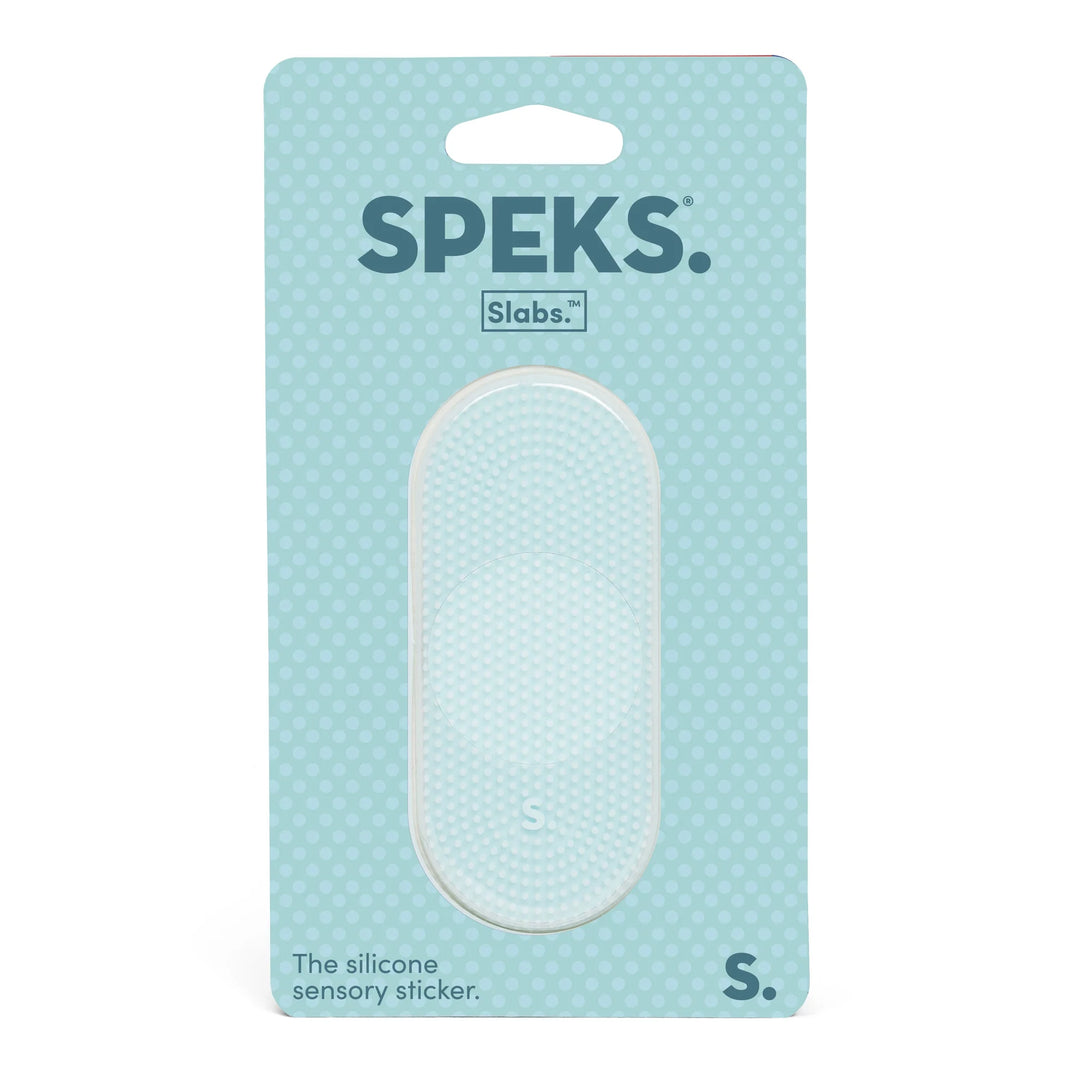 Speks - Slabs - Silicone Sensory Fidget Sticker (Green)