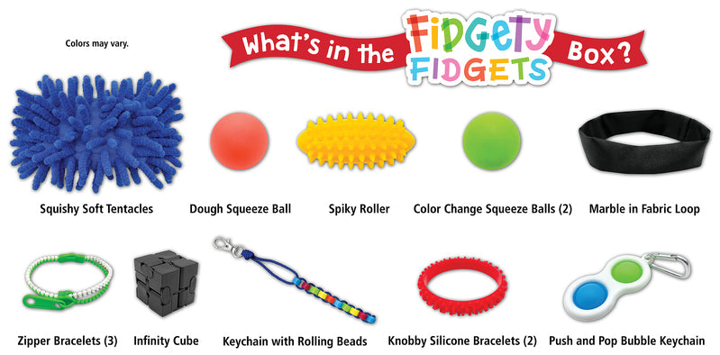 Teacher Created Resources - Fidgety Fidgets - 14pc Fidget Box