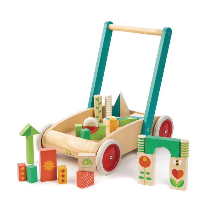 Tender Leaf Toys - Wooden Baby Block Walker