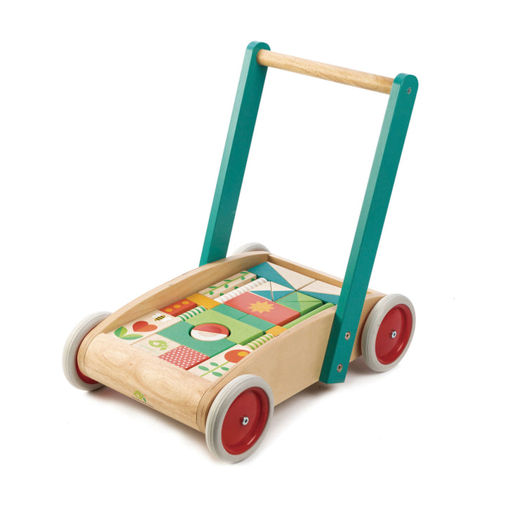 Tender Leaf Toys - Wooden Baby Block Walker