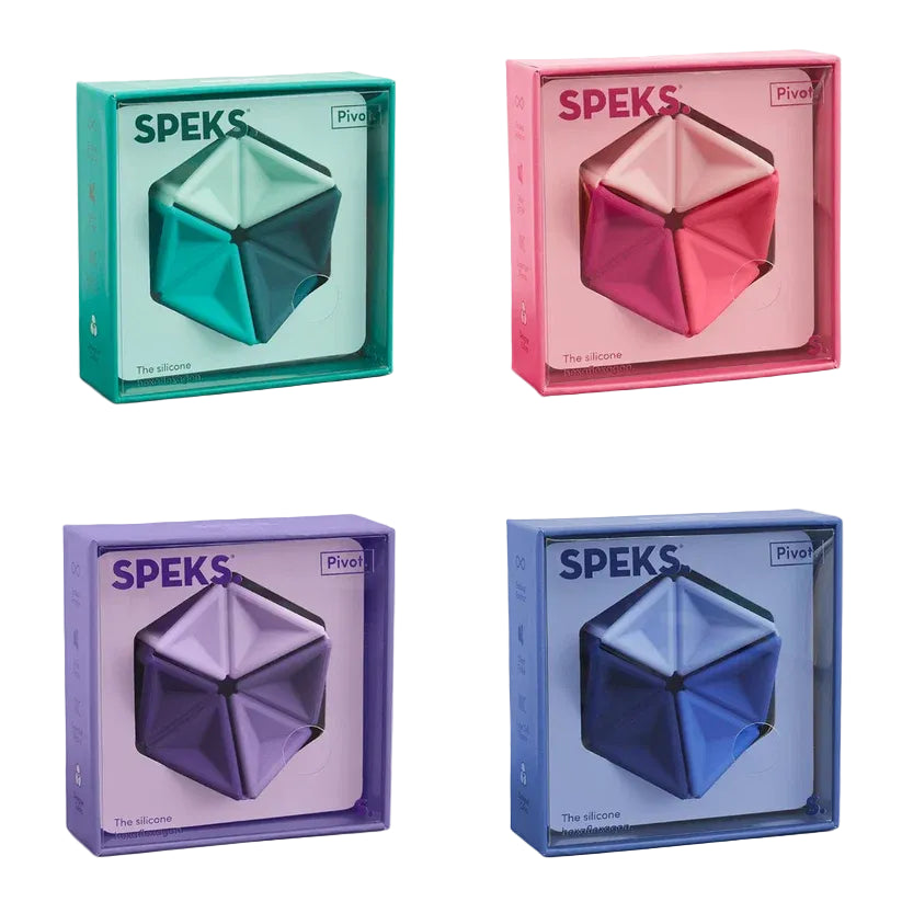 Speks - Pivot - Silicone Flexagon Fidget (Individual)