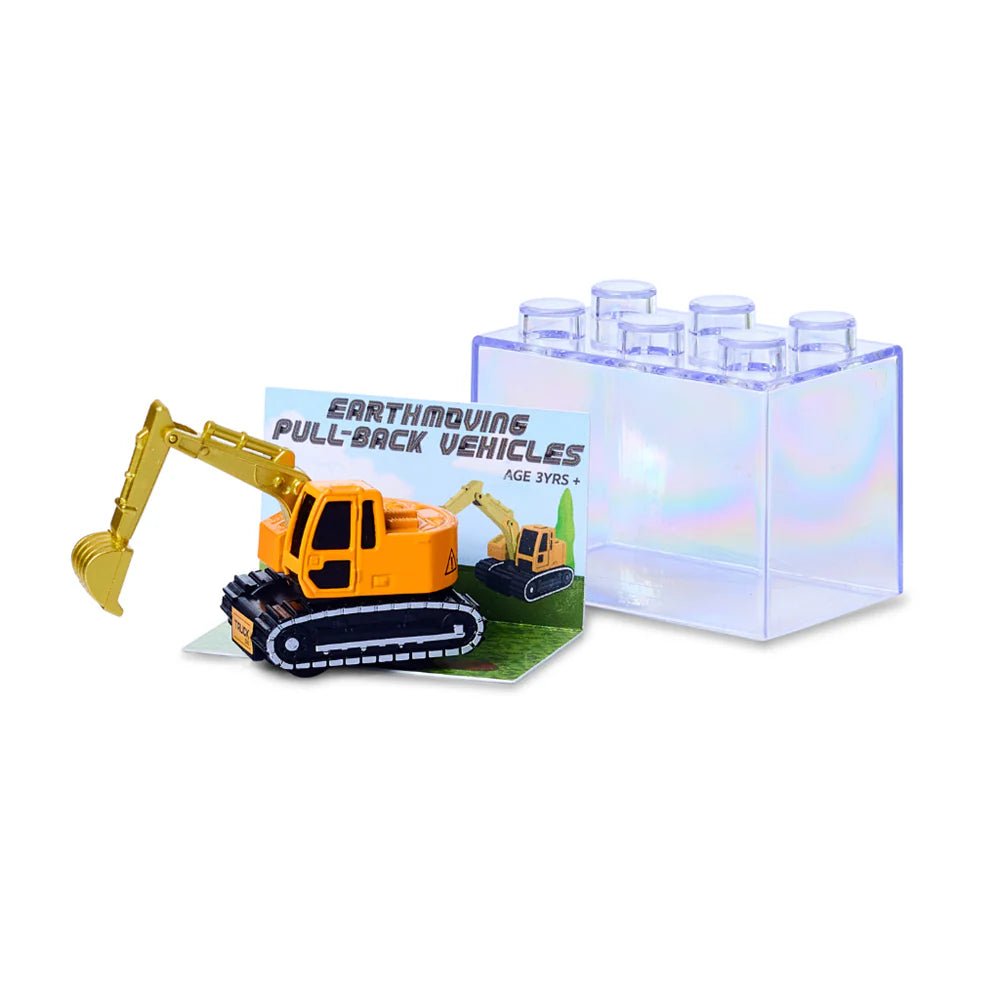 Diecast Pull-Back Vehicles - Earthmoving Series (Individual)