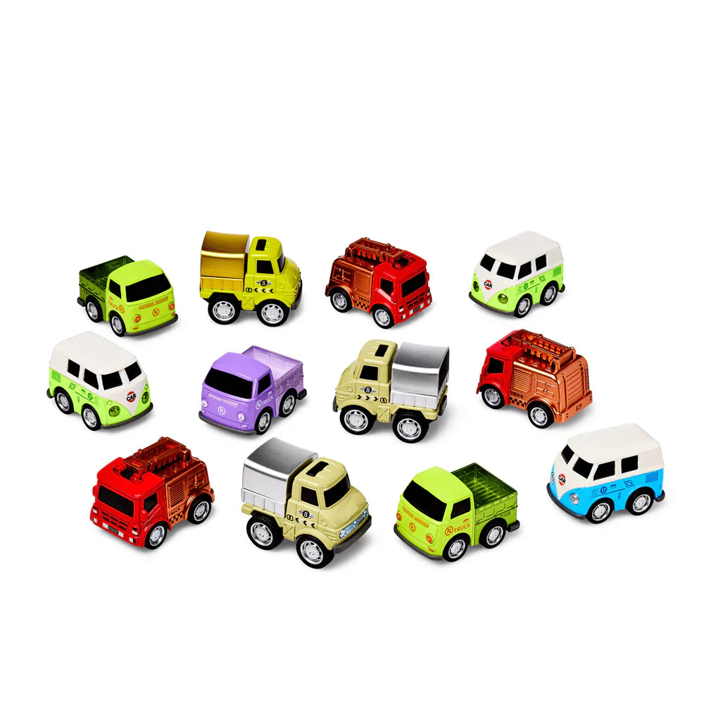 Diecast Pull-Back Vehicles - City Series (Individual)