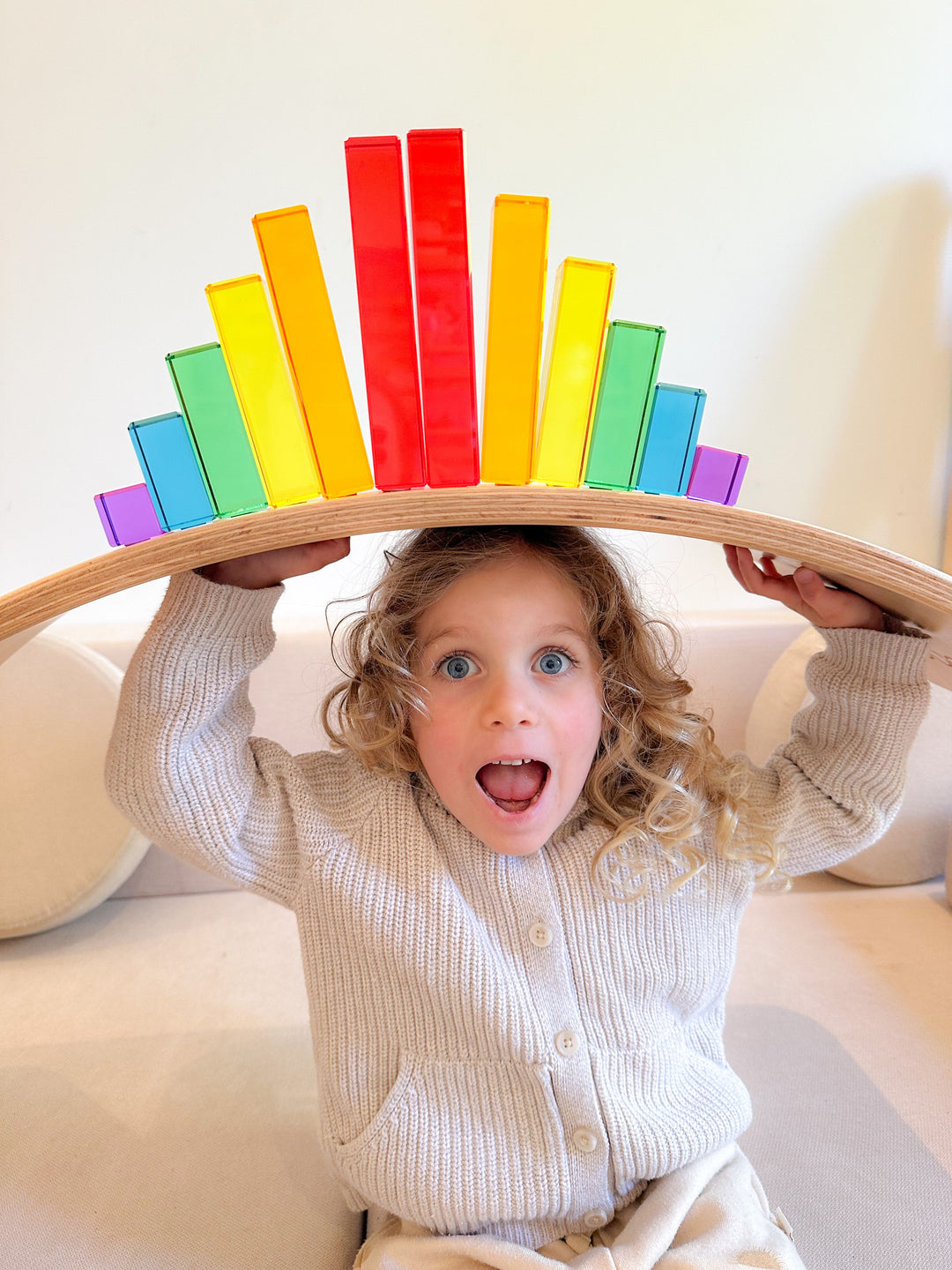 Lucite Rainbow Stairs (12pc Set)