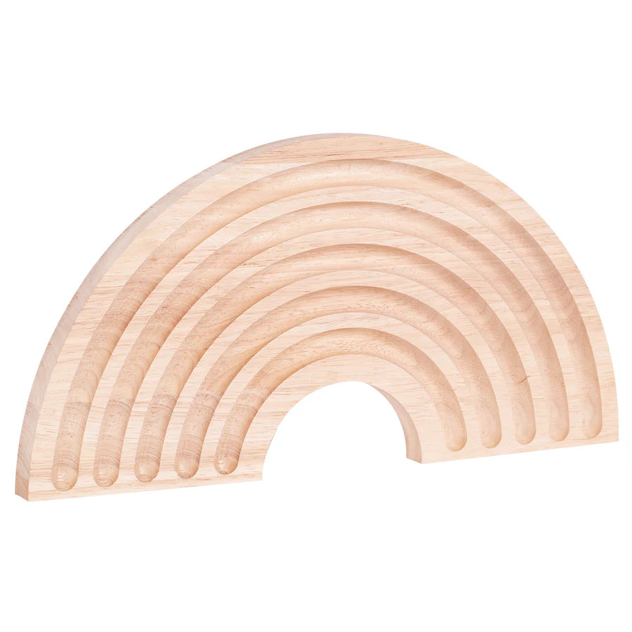 Wooden Rainbow Tray