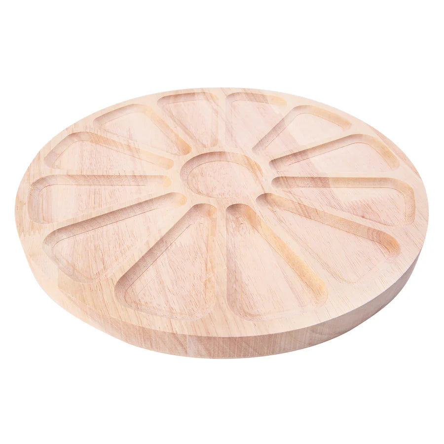 Wooden Colour Wheel Tray