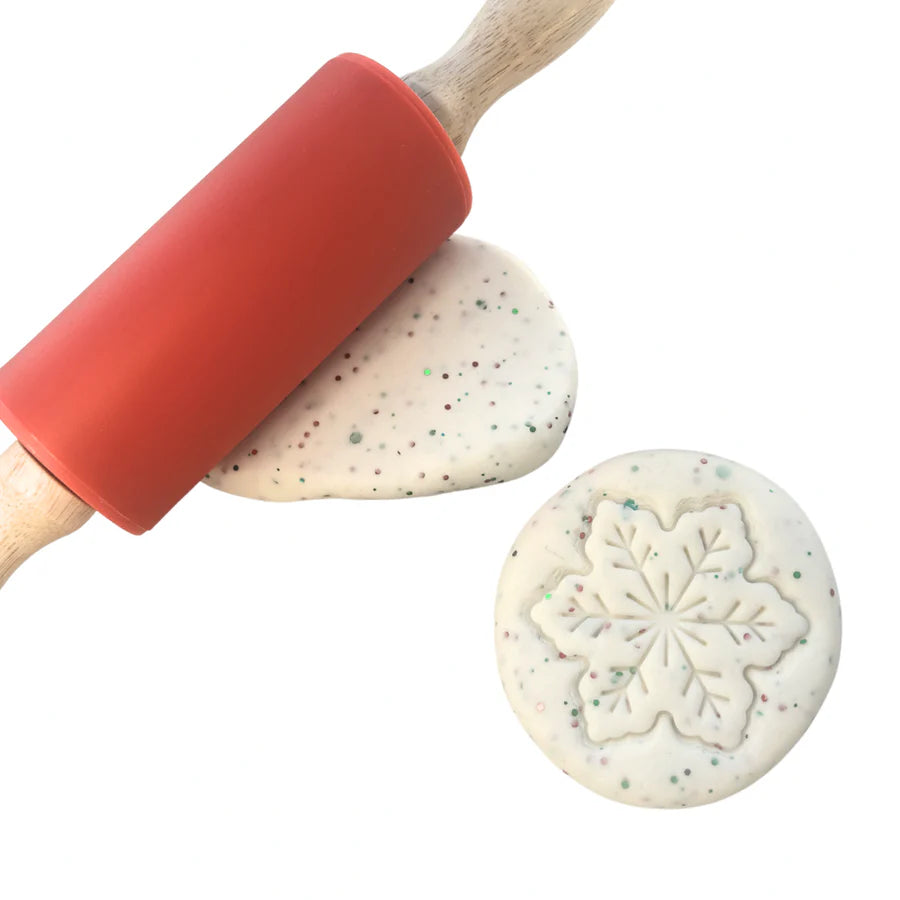Glitter Scented Playdough - White Christmas Playdough (280g Jar)
