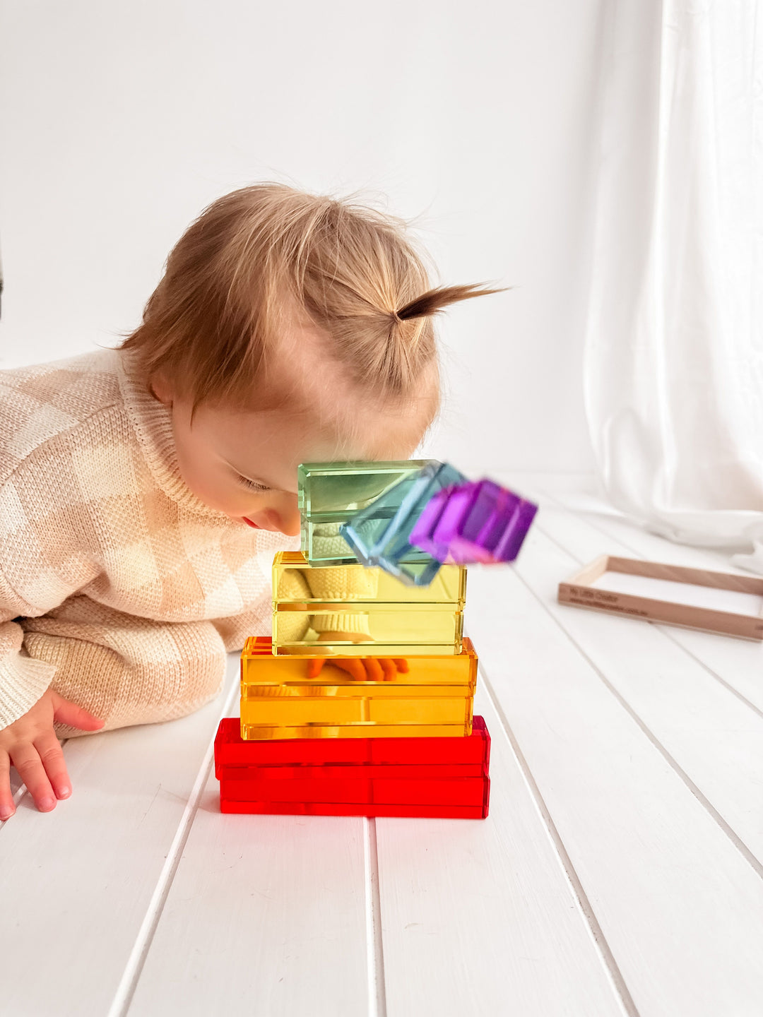 Lucite Rainbow Stairs (12pc Set)