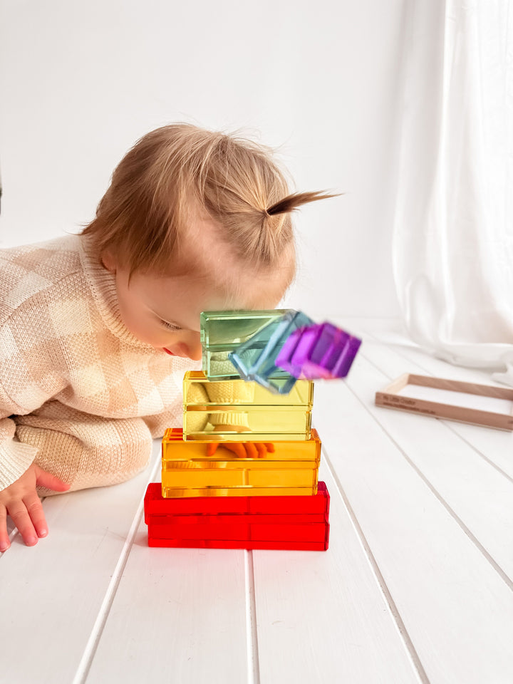 Lucite Rainbow Stairs (12pc Set)