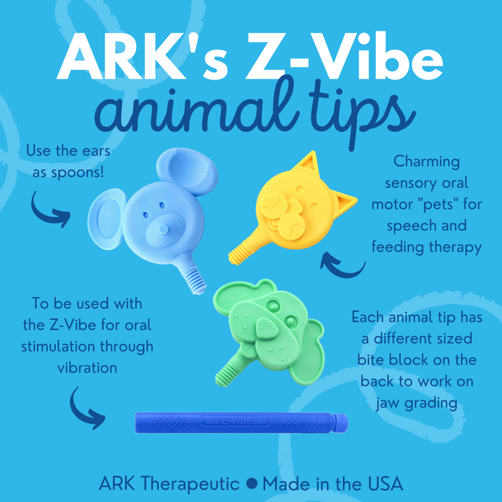 Ark - Animal Set of 3 - Tip Attachment (for the Z-Vibe®)