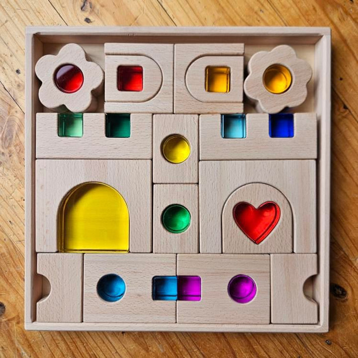 Rainbow Lucite Kingdom (34pc Set)