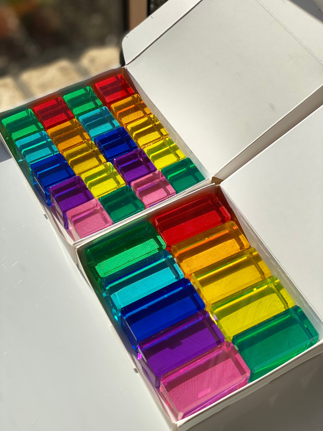 Lucite Bright Cubes (20pc Set)