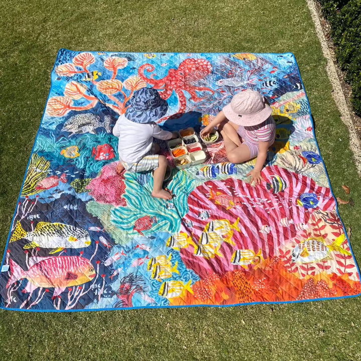 Rudie Nudie - Waterproof Playmats - Assorted Designs (Picnic Rug Size)