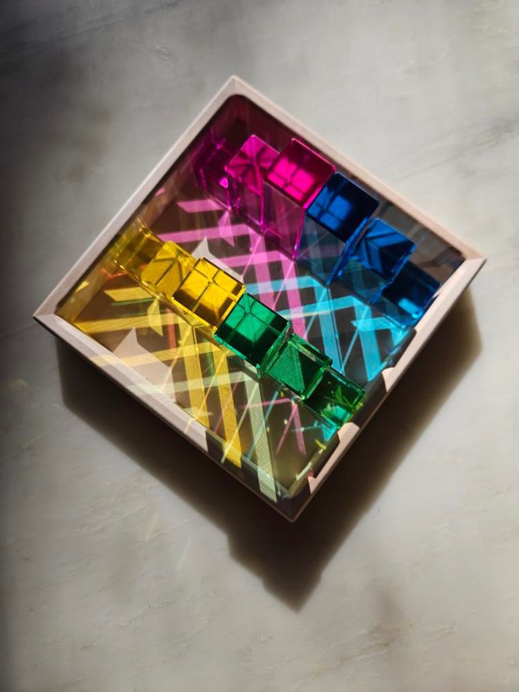 Lucite Rainbow Stairs (12pc Set)