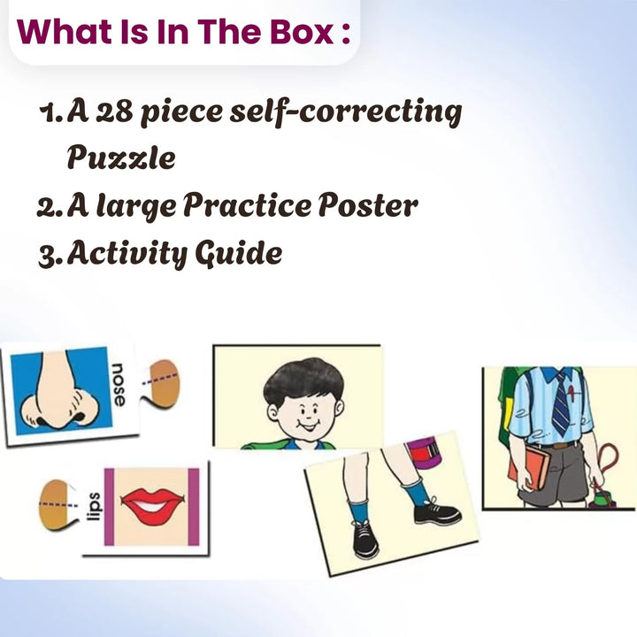 Body Parts - Self Correcting Puzzles
