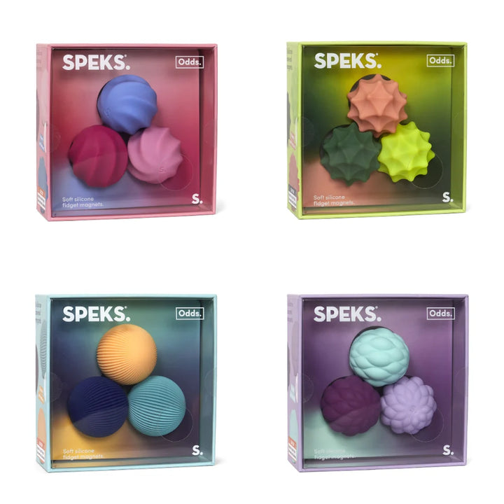 Speks - Odds VIVID - Silicone Fidget Magnets (3pk)