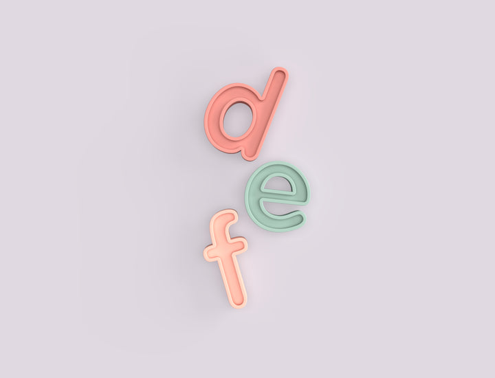 Inspire My Play - Alphabet Lowercase Set (26 with Storage Bag)
