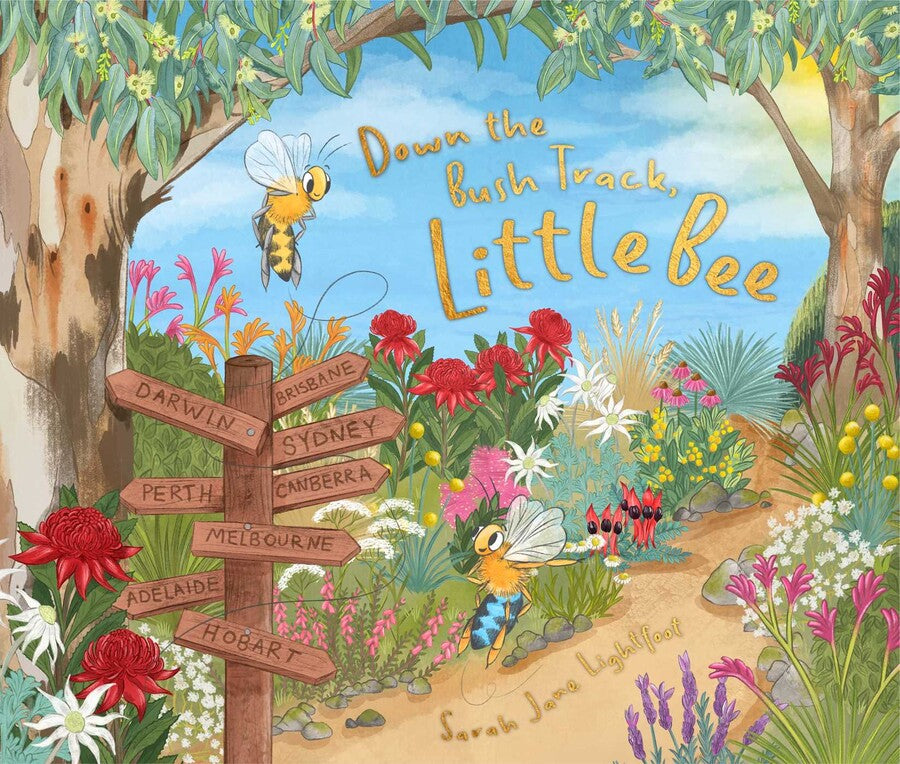 Book - Down the Bush Track, Little Bee - By Sarah Jane Lightfoot