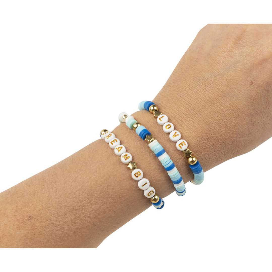 EC - Friendship Bracelet Set - Blues & Gold