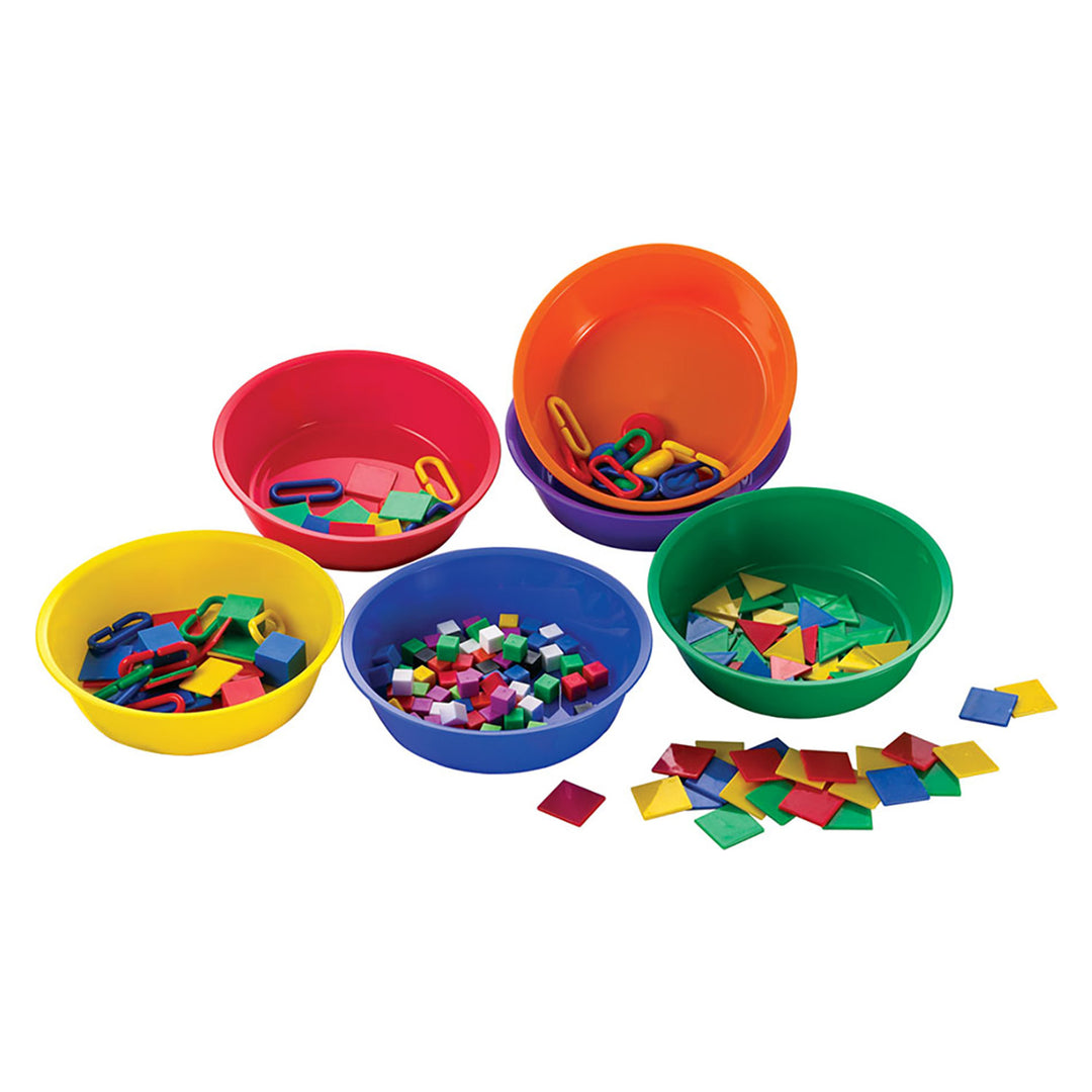 EC - Colour Sorting Bowls 15cm (Pack of 6)