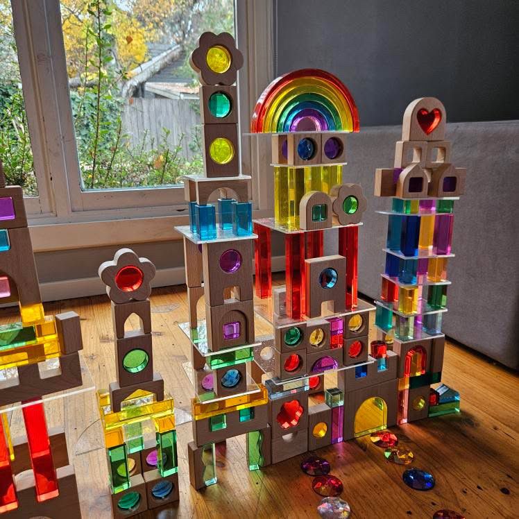 Rainbow Lucite Kingdom (34pc Set)