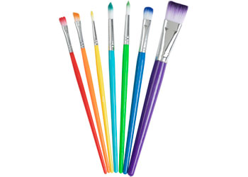 EC - Rainbow Paint Brush Set (7pk)