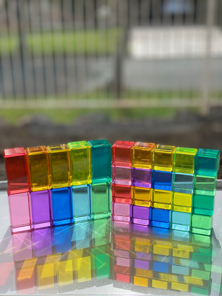Lucite Bright Cubes (20pc Set)