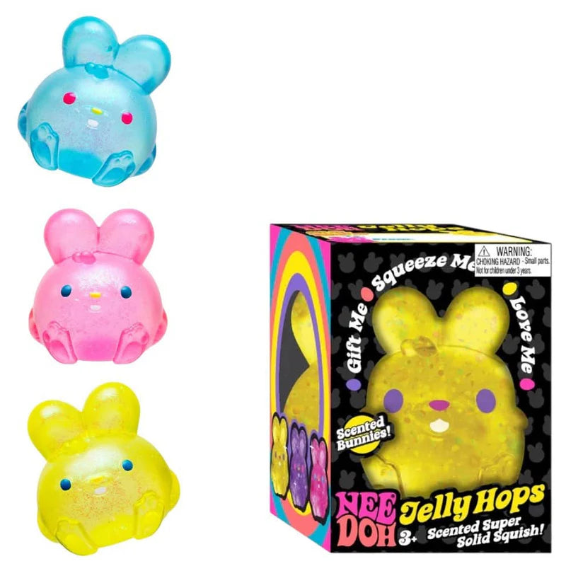 NeeDoh - Jelly Hops Scented Glitter Bunny (Individual)