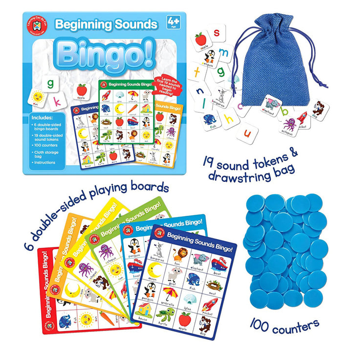Beginning Sounds Bingo Game