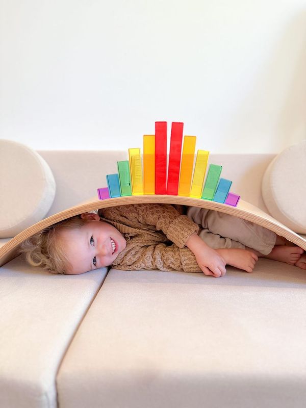 Lucite Rainbow Stairs (12pc Set)