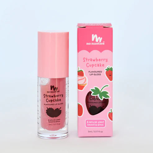 No Nasties - Kids Natural Lip Gloss - Strawberry Cupcake