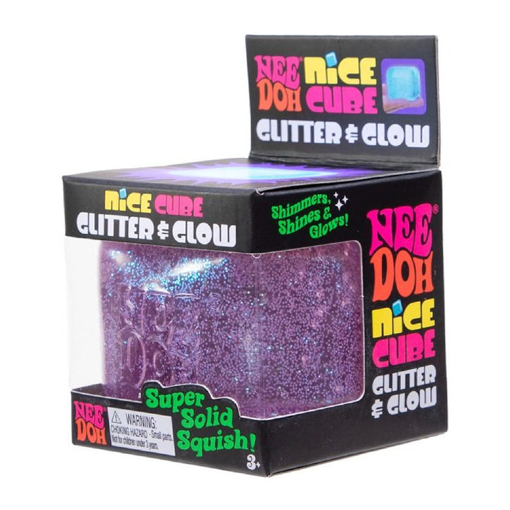 NeeDoh - Nice Cube - Glitter & Glow (Individual)