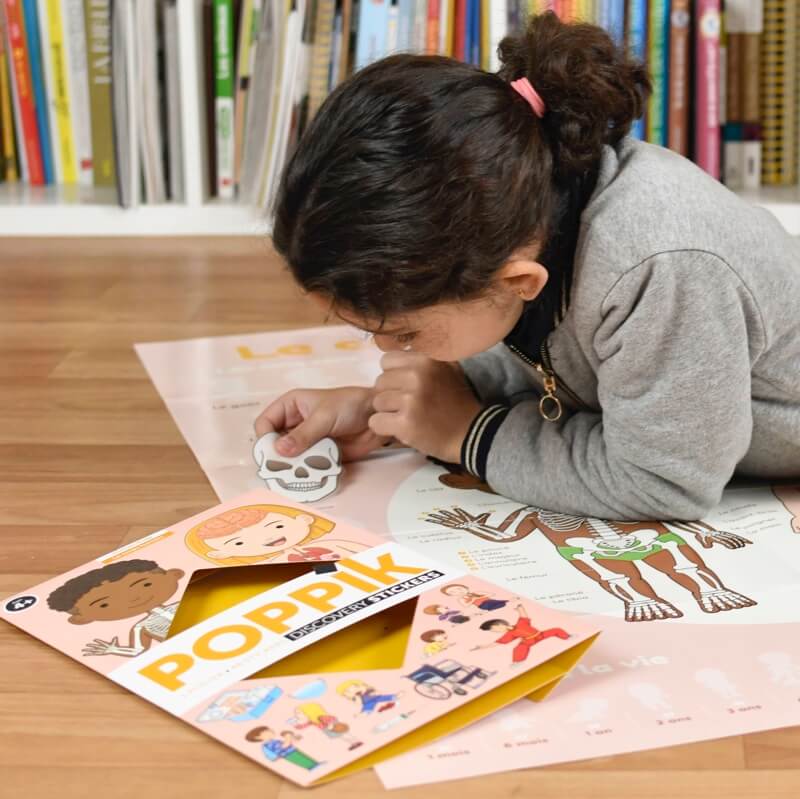 Discovery Large Poster & Sticker Set - Human Body