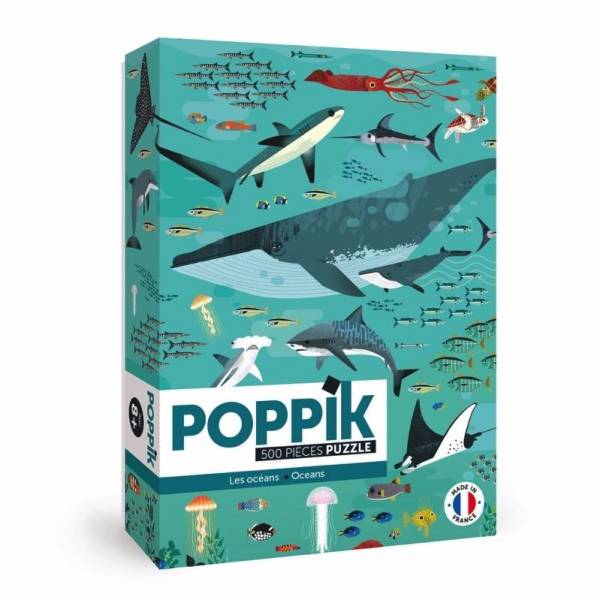 Poppik - Oceans Discovery Puzzle (500pc)