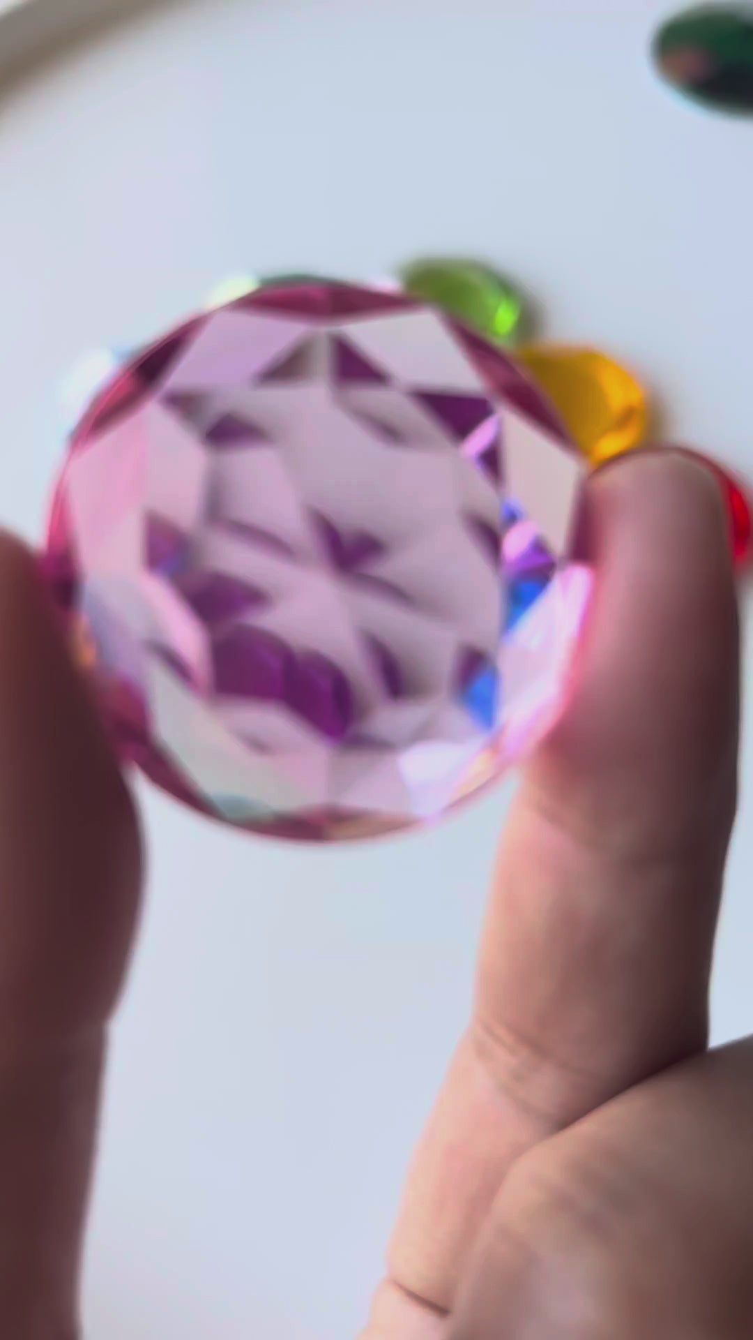 Pointed Back Gems - Aurora Borealis (Clear Window)