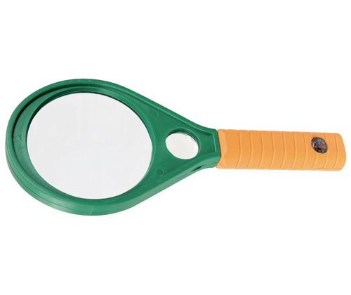 Magnifying Glass 75mm - With Built In Compass