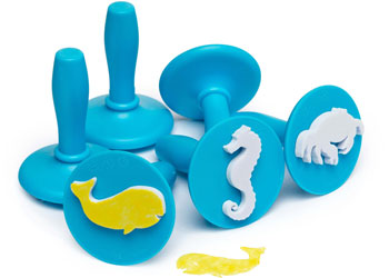 EC - Paint & Dough Stampers - Sea Life (6pk)