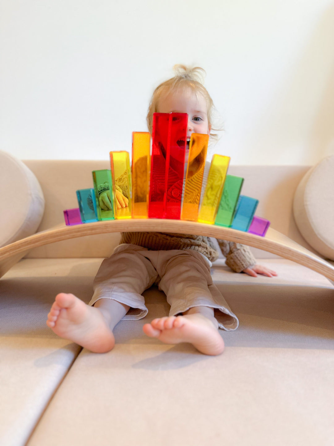 Lucite Rainbow Stairs (12pc Set)