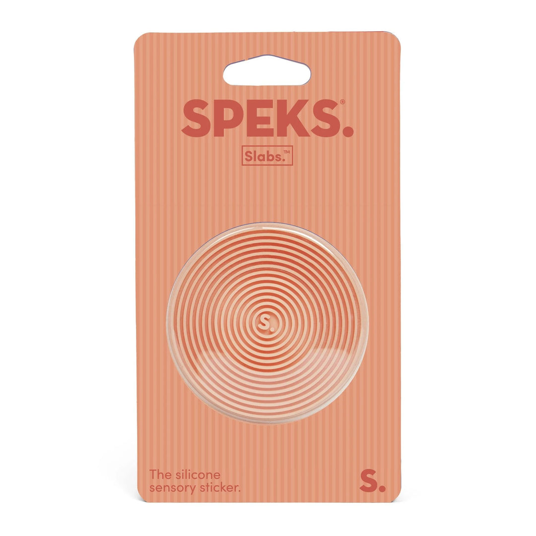 Speks - Slabs - Silicone Sensory Fidget Sticker (Pink)